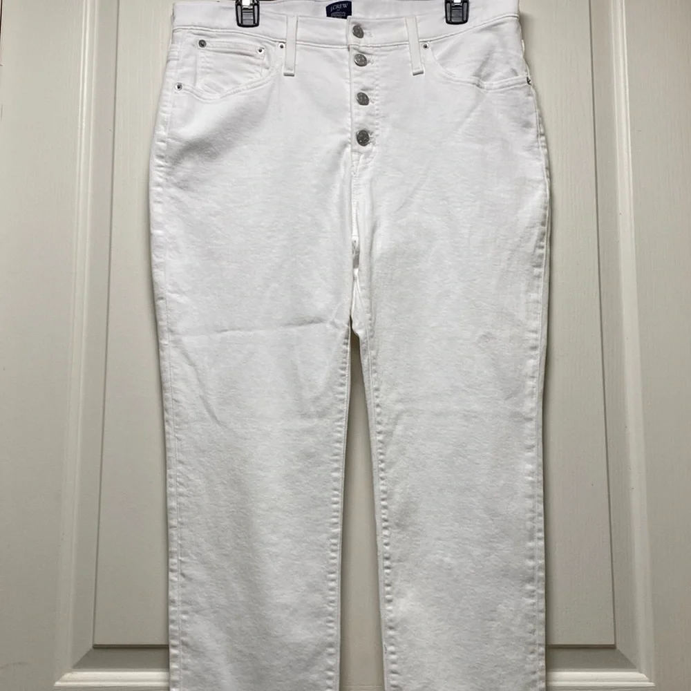 NWT J CREW Essential Straight Jean Sz 31P